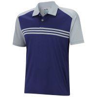 Sport Classic 3-Stripe Polo Shirts - Midnight Blue/Grey
