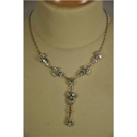 Sparkling necklace. M&S - Size: Medium - White - Necklace