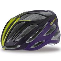 specialized aspire indigo hyper green womens helmet