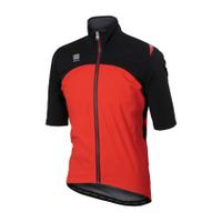 Sportful Fiandre Windstopper LRR Short Sleeve Jacket - Red/Black - XL