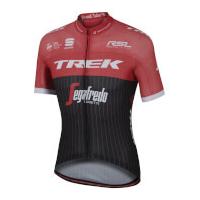 Sportful Trek-Segafredo BodyFit Pro Ultralight Short Sleeve Jersey - Black/Red/White - L
