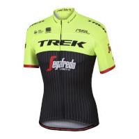 Sportful Trek-Segafredo BodyFit Pro Team Short Sleeve Training Jersey - Black/Yellow/Red - XL