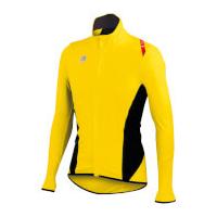 Sportful Fiandre Light No Rain Jersey - Yellow Fluo/Black - S