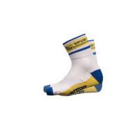 sport vlaanderen socks whiteblueyellow l xl