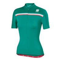 Sportful Allure Women\'s Short Sleeve Jersey - Green - L