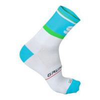 Sportful Gruppetto Pro 12 Socks - White/Blue/Green - M-L