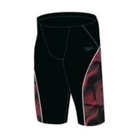 Speedo Fit Graphic Print Jammer black/red