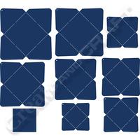 square envelope stencils 8 sizes 388220