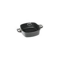 square pan with lid 28 x 28 cm 7 cm high 4 litres westfalia