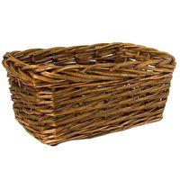 Square Edged Willow Basket (Small)