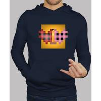 square klimt kiss jersey hood