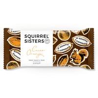 Squirrel Sisters Raw Energy Bar Cacao Orange 40g - 40 g, Orange