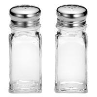 square salt and pepper shakers case of 24