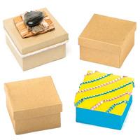 square craft boxes pack of 6