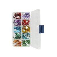Square and Butterfly Gemstone Box 300 Pieces
