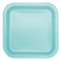 Square Paper Plates Mint