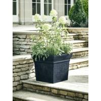 Square Metal Planter - Zinc