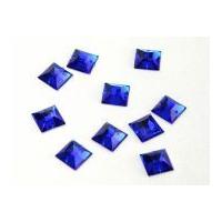 Square Sew & Stick On Acrylic Jewels Royal Blue