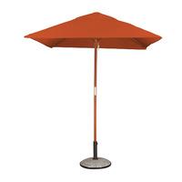 Square 1.8m Parasol Regular in Terracotta