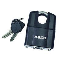 squire 39cs padlock closed shackle steel 50mm