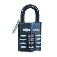 Squire Combination Padlock Chrome Plated 50mm