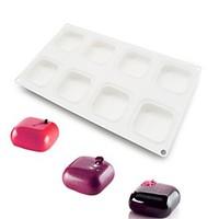 Square 3D Silicone Ice Mold Mousse Cake Mold Mousse Mold Cake Mould Silicone Baking Mould Cake Pan Baking Tools Bakeware