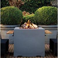 SQUARE COCOON GAS FIRE PIT in Grey
