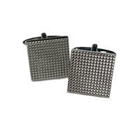Square Top Chrome Cufflinks