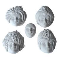 Squires Kitchen 5pc Venetian Masks Cake Decorating SFP Sugarcraft Silicone Mould
