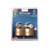 Squire LP10T 50 mm Keyed Alike Brass Padlock (Pack Of 2)