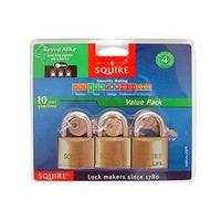 squire lp9tr leopard brass card padlocks