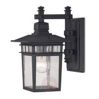 Square outdoor wall light Linden, 32 cm in height