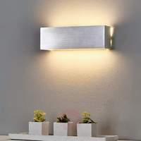 Square aluminium LED wall lamp Ranik