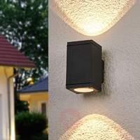 Square LED outdoor wall lamp Nuria