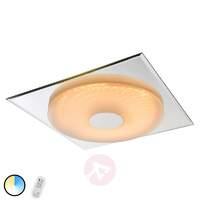 Square LED ceiling lamp Nabor w. 3D effect