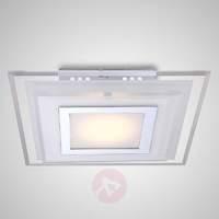 Square LED ceiling light Amos  25 cm
