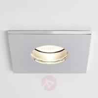 square led recessed light obscura chrome