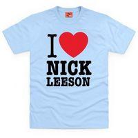 Square Mile I Heart Nick Leeson T Shirt