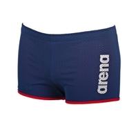 Square Cut Drag Short - Navy