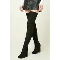 Square Toe Over-the-Knee Boots