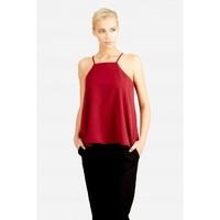 SQUARE NECK SPLIT BACK CAMI