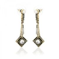 Square Art Deco Earrings