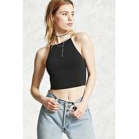 Square-Neck Cropped Cami