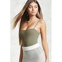 square neck cami bodysuit