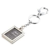 Square Selfie Photo Album Zinc Alloy Keychain(First 10 Customers With Box Added)