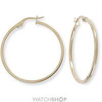 Square Tube Round Hoop Earrings