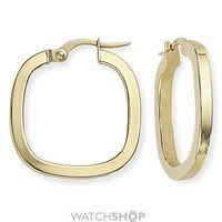 square tube square hoop earrings