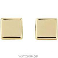 Square Button Stud Earrings