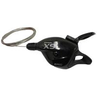 SRAM X9 Left Hand 3 Speed Bearing Trigger Shifter | Grey - FRONT