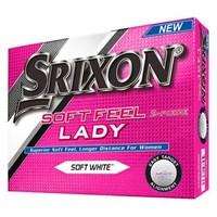 srixon ladies soft feel white golf balls 12 balls 2016